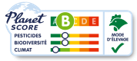 Pictogramme pour la certification planetscore B-BBA