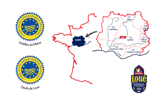 IGP Volailles du Maine - Oeufs de Loué