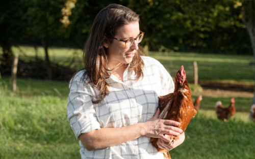 Stéphanie, éleveuse de volailles de Loué