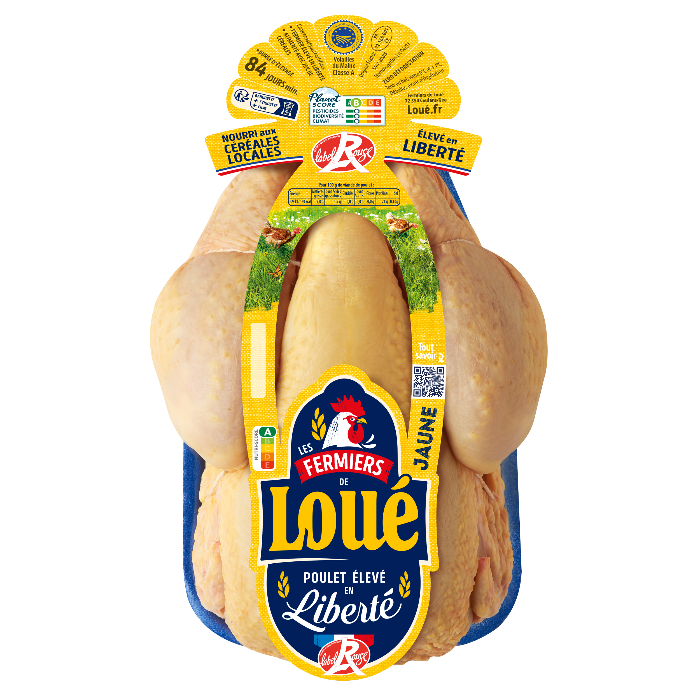 Poulet jaune de Loué Label Rouge IGP Maine