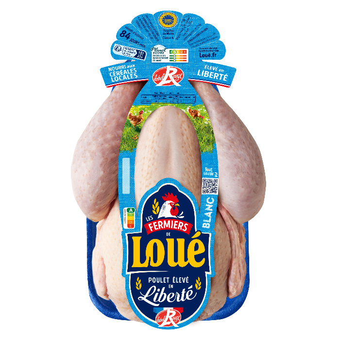 Poulet blanc de Loué Label Rouge IGP Maine