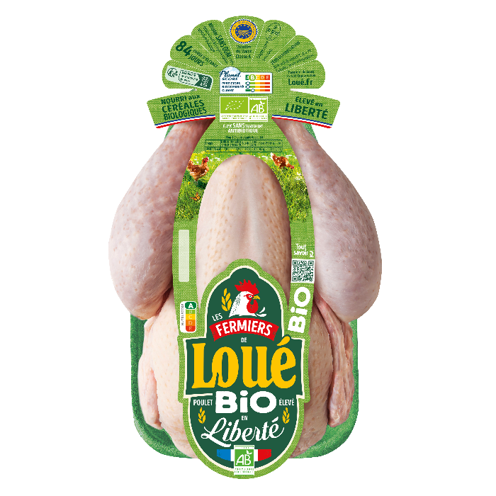 Poulet blanc de Loué Bio IGP Maine