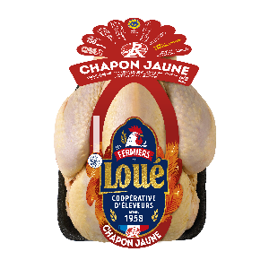 Chapon jaune de Loué Label Rouge IGP Maine