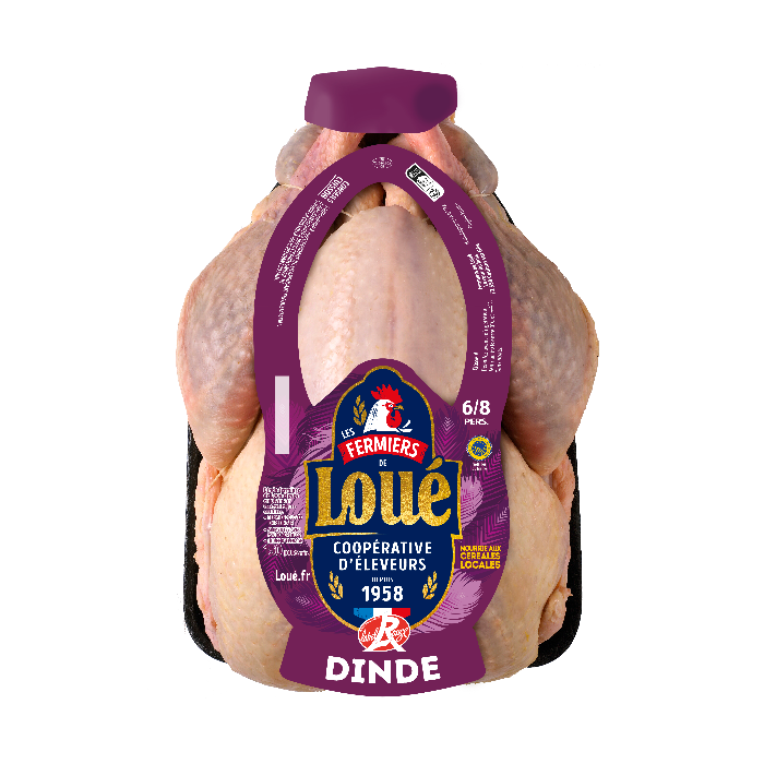 Dinde fermière de Loué Label Rouge IGP Maine