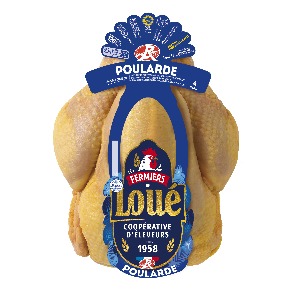 Poularde fermière de Loué Label Rouge IGP Maine