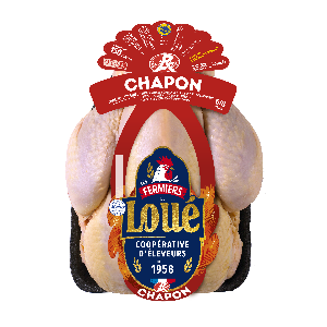 Chapon blanc de Loué Label Rouge IGP Maine